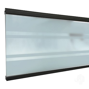 Elephant deco lamel Modular Evo hardglas antraciet