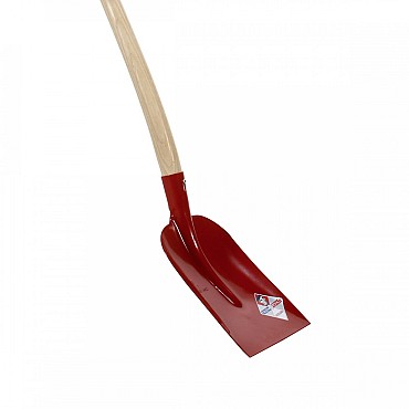 Betonschop - Gehard staal - Rood - 35 x 22 cm - Zonder steel