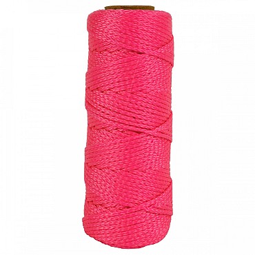 Uitzetkoord - Stratenmakerstouw - Roze - dia 1,5 mm - 50 meter