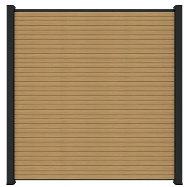 Newtechwood co-extrusie composiet scherm triple, 180x180 cm, red cedar.