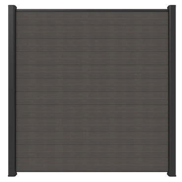 Newtechwood co-extrusie composiet scherm, 180x180 cm, silver gray.