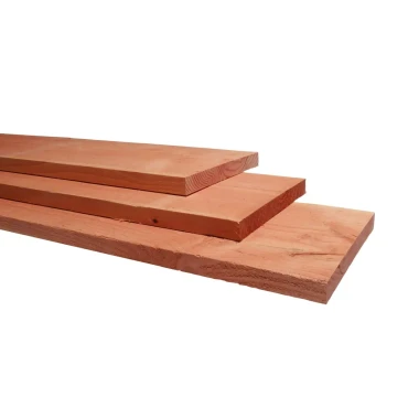 Douglas fijnbezaagde plank 3,2x20x500 cm, onbehandeld.