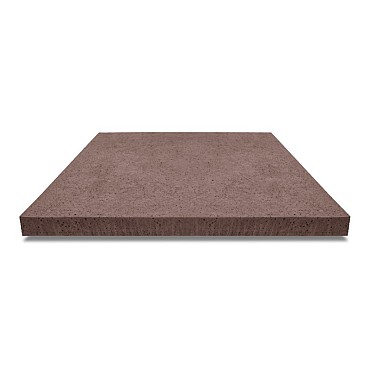 Oudhollandsche tegel, gewapend  80x80x5 Roodbruin