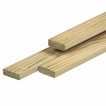 NE vuren timmerhout geïmpregneerd 1,9x4,5x360 cm geschaafd 4rh