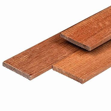 Hardhout timmerhout kunstmatig gedroogd 1,2x9x180 cm geschaafd, reliëf