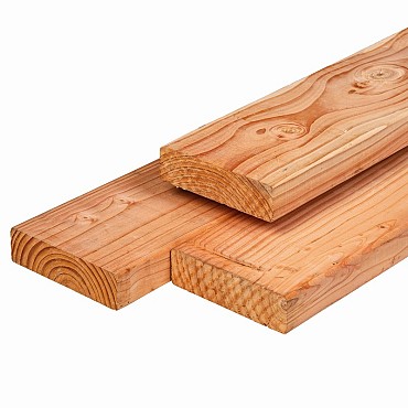 Lariks/Douglas ligger gedroogd 4,5x16x300cm geschaafd