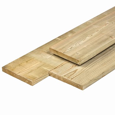 NE vuren tuinplank geïmpregneerd 1,9x14,5x240 cm glad geschaafd 4rh