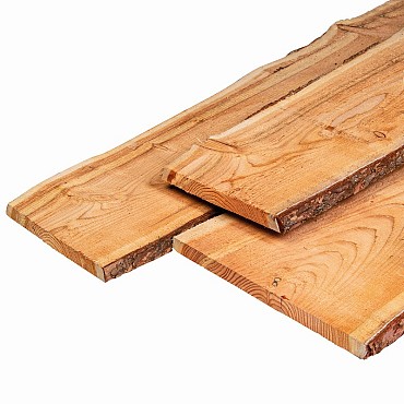 Schaaldelen Lariks +/- 2,5x25-30x300 cm onbehandeld