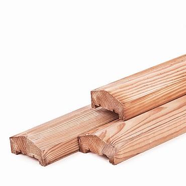 Lariks/Douglas Afdeklat Piramide 180 cm geschaafd, gedroogd (3-planks)