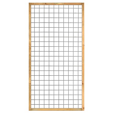 Gaaselement met kader 45x45 mm geïmpregneerd 180x90 cm