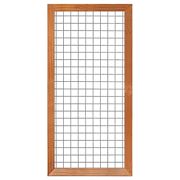 Gaaselement met kader 44x68/robuust hardhout 180x90 cm