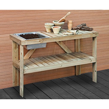 Werkbank Luxe + zinken bak