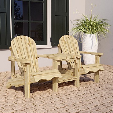 Loveseat vuren geïmpregneerd Parijs