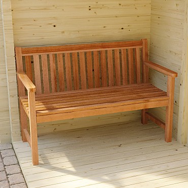 Hardhouten tuinbank Nice