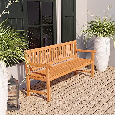 Teak tuinbank Bretagne 120 cm