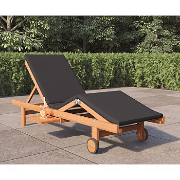 Teak sunlounger Wembley