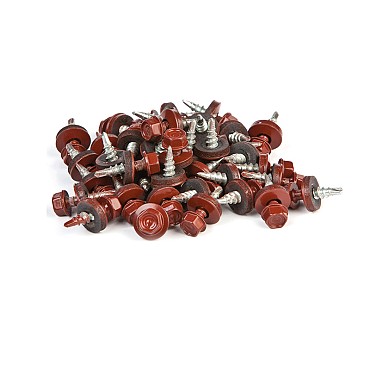 Aqua-pan & Easy-pan rood Schroeven (40st, p/doos) 20 mm