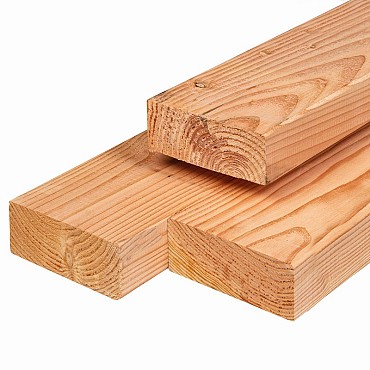 Lariks/Douglas ligger gedroogd 6,5x16x400cm geschaafd