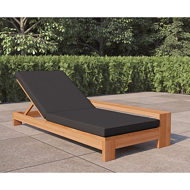 Teak sunlounger Danau