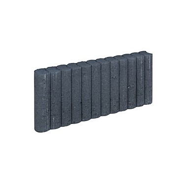 Mini Palissadeband 6x25x50 cm Zwart
