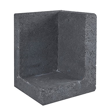 L-Element Hoek 30x30x40 cm Zwart