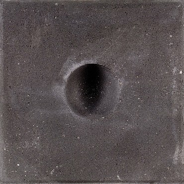 Knikkerpottegel 30x30x6 cm Zwart