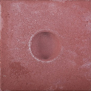 Knikkerpottegel 30x30x6 cm Rood
