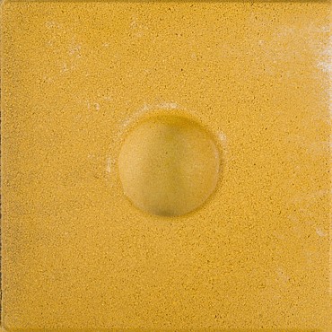 Knikkerpottegel 30x30x6 cm Geel