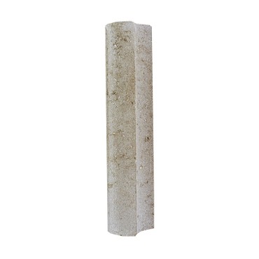 Ronde Palissade 11X40 Grijs