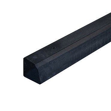 Betonpaal eindpaal 10x10x280 cm Antraciet ongecoat