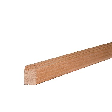 Gardenlux hardhouten paal geschaafd 6,8x6,8x275 cm