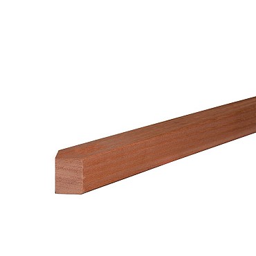 Hardhouten Paal 6x6x300 cm