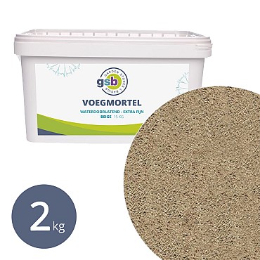 WS Voegmortel Easy Fine KLEINVERPAKKING Beige 2 kg