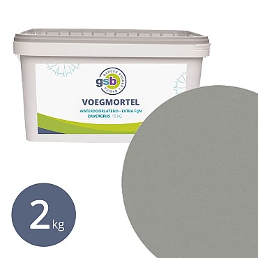 WS Voegmortel Easy Fine KLEINVERPAKKING Zilver Grijs 2 kg
