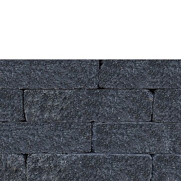 Rockwall XL 15x15x60 cm Antraciet - getrommeld