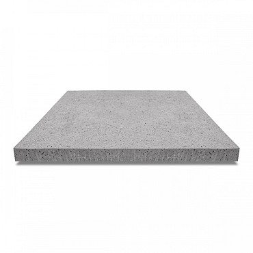 Oudhollandsche tegel, gewapend  80x80x10 Grijs