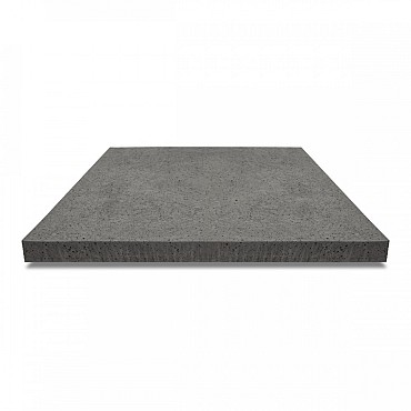 Oudhollandsche tegel, gewapend  80x80x10 Antraciet