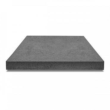 Oudhollandsche tegel, gewapend  100x100x10 Antraciet