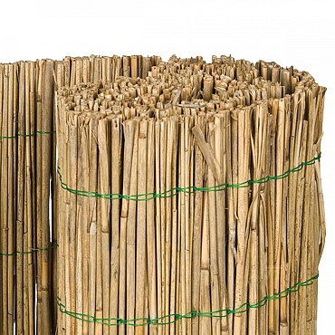 Rieten decoratiematten op rol, dubbelvoudig H150xL200 cm