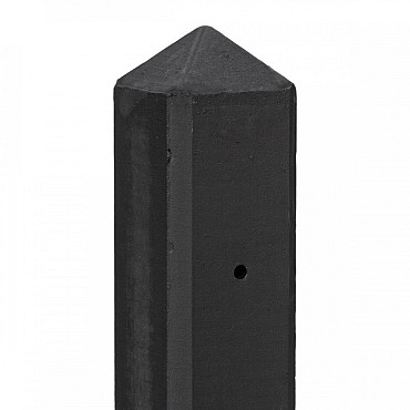 Berton©-paal Schelde antraciet gecoat, diamantkop 8,5x8,5x277 cm tussenmodel