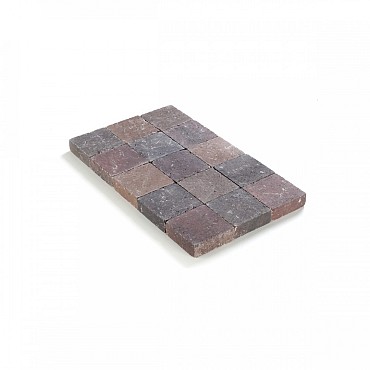 Kassei getrommeld 15x15x5 Herfstkleur