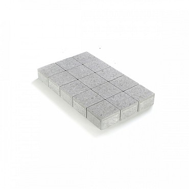 Kassei in-Line Trommeling15x15x8 Grijs - Benor