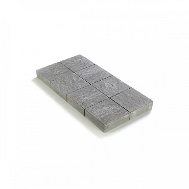 Kassei in-Line getrommeld 20x20x6 Grijs