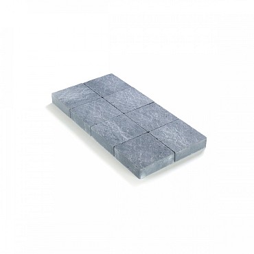 Kassei in-Line getrommeld 20x20x6 Arduinblauw