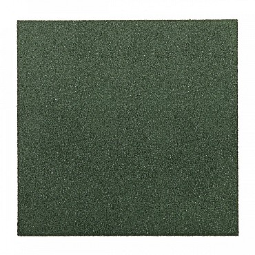 Rubber tegel 50x50x2.5 cm Groen