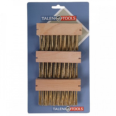Onkruidborstels - 3 stuks - Voor houder - Zonder steel