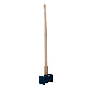 Tuinhamer - Vierkant - IJzer - Essenhouten steel - 90 cm