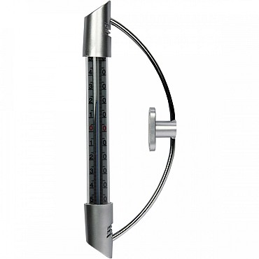 Raamthermometer 23cm metallook