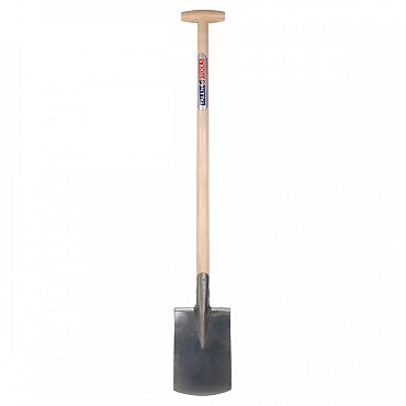Damesspade - Blank gepolijst - Essenhouten steel - 85 cm