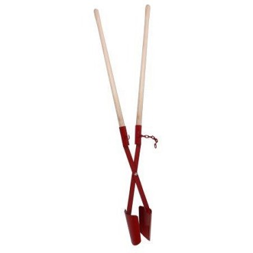 Palenzetter - Essenhouten stelen - dia 20-25 centimeter